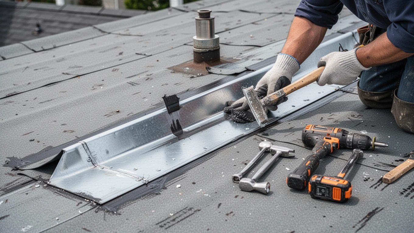 Roof Flashing Repair